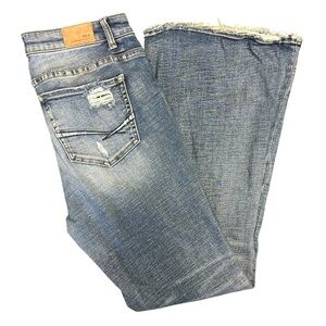 BKE Jeans Payton - 30 x 31.5 - Distressed Denim Universal Fit Midrise Flare